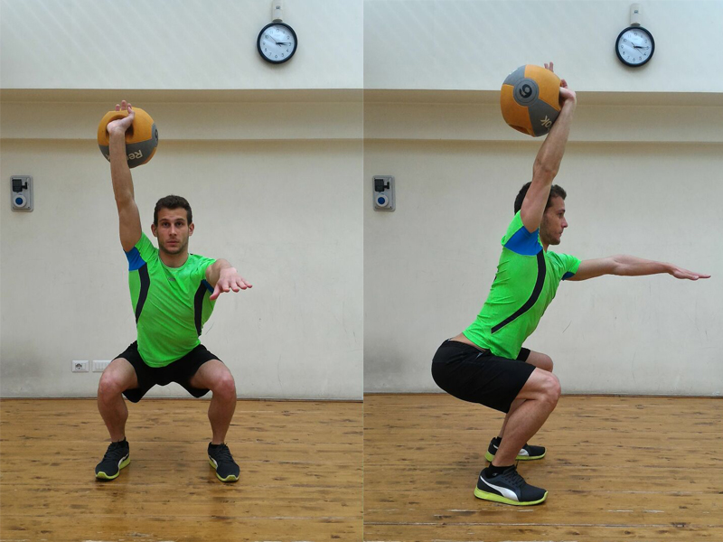 Using kettlebells for training out of the water