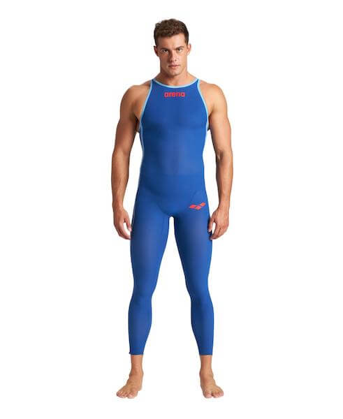 Swimmer wearing a wetsuit