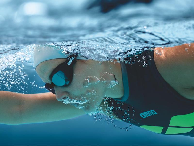 Underwater shot of a swimmer